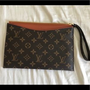 Louis Vuitton monogram clutch Wristlet